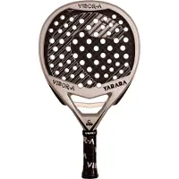 Vibor-A Raquette de paddle Vibor-a Yarara Pro, couleur argent, pour hommes et femmes, taille unique