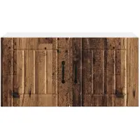 vidaXL Armoire murale LUCCA en bois vieilli 80 x 31 x 40 cm, aggloméré