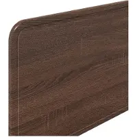 vidaXL Tête de lit Marron Aspect chêne Matériau dérivé du bois