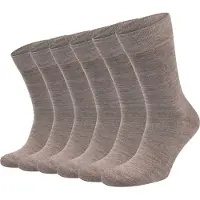 Suitable Chaussettes Mérinos Taupe Lot de 6