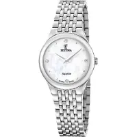 Festina Montre à affichage analogique argent