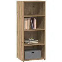 vidaXL Buffet haut en chêne Artisan 50 x 41 x 124 cm, aggloméré