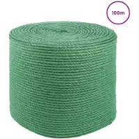 vidaXL Corde en Jute 10 pcs Vert Jute 100% Tossa
