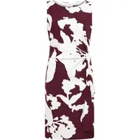 Vera Mont Robe lie de vin / blanc