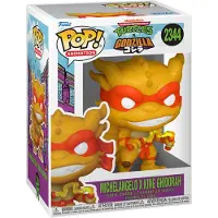 Funko POP! Figurine POP Tortues Ninja x Godzilla - Michelangelo X Ghidorah #2344