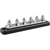 Victron Energy 6p Cover Bus Bar 250a Argenté