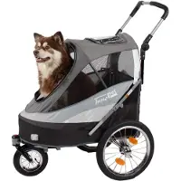 Innopet Sporty Dog Trailer Deluxe - Noir