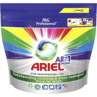 Ariel Capsules de lessive Color 3 en 1 – Nettoyage en profondeur, excellente protection des couleurs et bouchon de sécurité pour enfants – Pour le linge de couleur – Plastique bleu et vert – 70