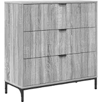 vidaXL Buffet Sonoma gris 79,5 x 33 x 82 cm en aggloméré