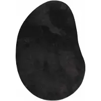 vidaXL Tapis de salon HUARTE Noir 160 x 230 cm Polyester