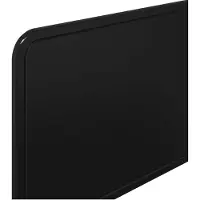 vidaXL Tête de lit en bois d'ingénierie aspect chêne noir