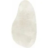 vidaXL Tapis de salon HUARTE Crème 100 x 200 cm Polyester