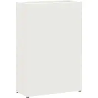 vidaXL Porte-parapluie avec stockage Blanc 28 x 12 x 41 cm Métal