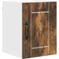 vidaXL Armoire murale LUCCA en chêne fumé 30 x 31 x 40 cm