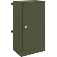 vidaXL boîte aux lettres Vert olive 30 x 23 x 55 cm Acier