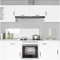 vidaXL : 2 panneaux de protection pour cuisine, transparents, 100 x 40 cm, en verre trempé