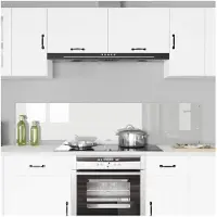 vidaXL Dos de cuisine 2 pcs Transparent 90 x 40 cm Verre trempé