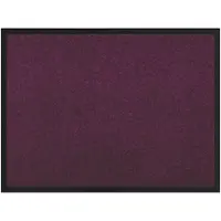 vidaXL Tapis de porte Bordeaux  60 x 40 x 1.2 cm Tissu en teddy