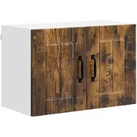 vidaXL Armoire murale LUCCA en chêne fumé 60 x 31 x 40 cm