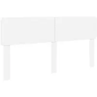 vidaXL Tête de lit en bois blanc