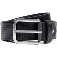 Suitable Ceinture Structure En Cuir Marine Bleu Bleu foncé taille 105