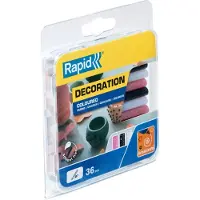 Rapid 312331 Bâtons de colle colorée pailletée 7 mm
