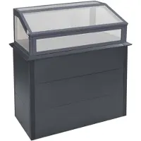 Westmann Primus Plus M Potager surélevé en métal avec châssis de forçage anthracite