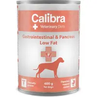 Calibra Dog Veterinary Diets - Gastrointestinal & Pancreas Low Fat - Pâtée - 6 x 400 g