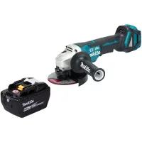 Makita Meuleuse d'angle sans fil DGA 517 Z 18 V 125 mm sans balais + 1 batterie 9,0 Ah - sans chargeur