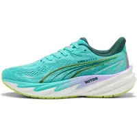 Puma Chaussure de course 'x Hyrox Velocity Nitro 5' turquoise / jaune / vert foncé / argent