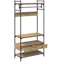 vidaXL Armoire Artisan-Chêne 89 x 39 x 184.5 cm Matériau dérivé du bois