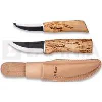 Roselli Double couteau Hunting + Opening round edge, combo sheath