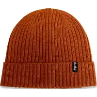 Retki Bonnet 100% Merino rib one size, orange