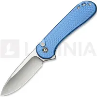 CIVIVI Elementum II Button Lock Blue diamond Pattern