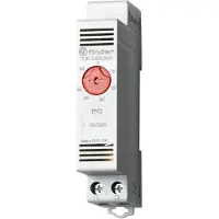 Finder Panel Thermostat, temperature control, -, Thermostat, Noir