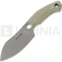 GiantMouse Couteau GMF1 XL Green Canvas Micarta