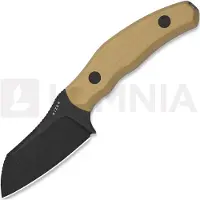 Kizer Cutlery Couteau Bulldog Fix 14C28N, Brown G-10, Black Stonewash