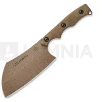 Tops knives El Chappito ECPTO-01 Coyote Tan 1095, Green Canvas Micarta, couteau fixe, Leo Espinoza design