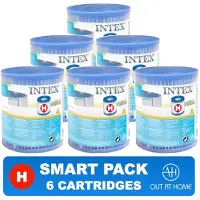 Intex SMART PACK 6 pc. Cartouche Filtrante Type H