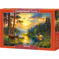 Castorland Puzzle Coucher de soleil ü sur la rivière 3000 pièces
