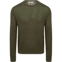 KING Essentials The John Pull Merino Armée Vert Vert foncé taille XXL