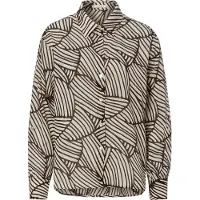 Opus Chemisier 'Felora Botanical' beige / chocolat