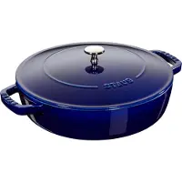 Staub Sauteuse Chistera 24 cm Bleu Intense