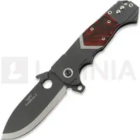 Andre de Villiers Couteau pliant Trailboss Kalgard Wave Tab, Red Kirinite