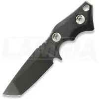 1881 Knifeworks Couteau Micro Tanto, Black G-10