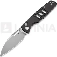 Bestechman Couteau pliant Vector - Stonewash - Aluminium, noir