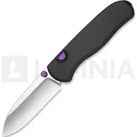 Kizer Cutlery Couteau pliant Drop Bear Zero Elmax, Black Aluminum, Satin