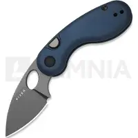 Kizer Cutlery Couteau pliant Microbe 14C28N, Blue Aluminum, Stonewashed
