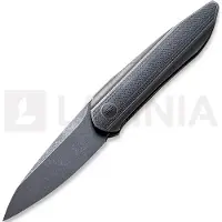 We Knife Couteau pliant Black Void Opus, black ti with black G10 inlay