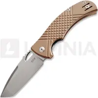 MKM Knives Couteau pliant Ciras - Stonewash - G10, coyote tan
